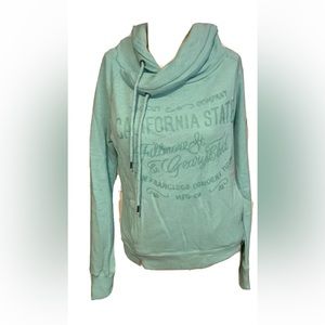 Time Out Los Angeles  Women's Sweatshirt Slim Fit, Size M Color Lt Menthol